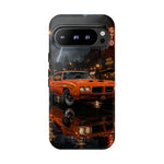 70 GTO Judge Phone Case, Rainy City Night Muscle Car Cover