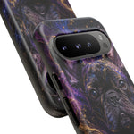 French Bulldog Galaxy Marble Art Tough Phone Case