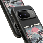 R34 Skyline GT-R Sakura Mountain JDM Tough Phone Case Gift