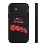 1991 Camaro Heartbeat Red Muscle Car Tough Phone Case Cover