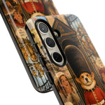 Corgi Royal Guard phone case | Cute British corgi soldier illustration