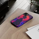 Neon Geisha Silhouette Phone Case | Tough Cover