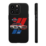 VintageDatsun 510 Racing Stripe JDM Tough Phone Case Cover Gift