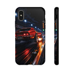 C3 Drag Strip Launch Night Phone Case Muscle Car Tough Case