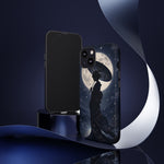 Geisha Parasol Moonlight Art Tough Phone Case