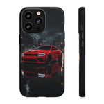 Charger Hellcat Widebody Red Rain Art Phone Case