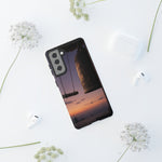 Temple Bell Sunset Phone Case Japan Zen Tough Case