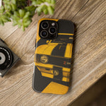 Z28 Yellow Camaro Retro Poster Tough Phone Case