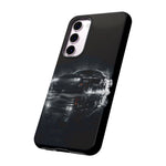 Black Sports Car Illustration 2023 Challenger SRT phone case | Car Drift Reflection