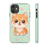 Shiba Inu Kawaii Chibi Smile Pet Dog Art Tough Phone Case
