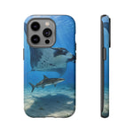 Cobia Ray Rider Tough Phone Case Ocean Wildlife Tough Cover Gift Art
