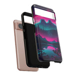 2 Rounds Canada Retina Artwork Vaporwave Phone Case – Landscape Aesthetic
