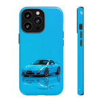 RX-7 Cyan Studio Phone Case Studio Color Match Car Art