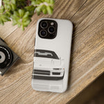 White NSX Phone Case, Retro 90s JDM Supercar Cover, Gift for Car Lovers