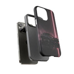 FC RX-7 Pink Neon Fog Column Tough Case