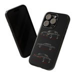 Black GNX Phone Case, Three-View Muscle Car Vector Tough Cover