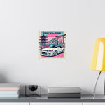 Skyline R32 Poster JDM Drift Car Japanese Sunset Retro Tokyo Wall Art
