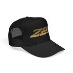 Z28 Gold Logo Foam Trucker Hat – Retro Camaro Snapback Mesh Cap Classic Muscle Car Style