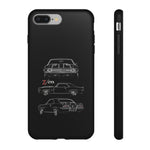 1969 Camaro Z28 Triple View Line Art Tough Phone Case Gift