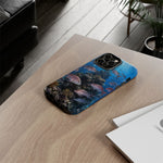Snapper Reef Phone Case, Sunlit School Ocean Fishing Tough Cover