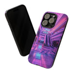 Empty Mall Escalator Vaporwave Art Tough Phone Case