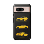 Yellow Camaro SS Muscle Car Phone Case Tough Multi View Print