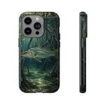 Snook Phone Case, Mangrove Sunbeam Painterly Marine Art Cover, Gift