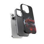 Z06 C8 Phone Case, Red Smoke Studio Reflection Cover