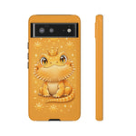 Bearded Dragon Kawaii Crown Art Tough Phone Case