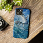 Tarpon Jump Phone Case, Fly Fishing Flats Tough Cover for Anglers