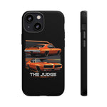 1969 GTO Judge Orange Muscle Car Tough Phone Case Cover Gift