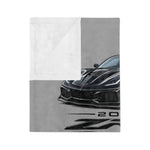 2019 ZR1 C7 Illustration Velveteen Blanket | Triple View Sports Car