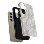 White Marble Pattern Phone Case | Tough Cover