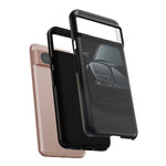 Black NSX Low-Key Minimal Tough Phone Case for 90s JDM Fans