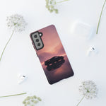 C8 Corvette Silhouette Pastel Horizon Case