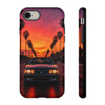 Fox Body Mustang Sunset Tough Phone Case - Palm Boulevard Poster