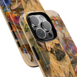 Guilty French Bulldog Phone Case, Confetti Watercolor Cover
