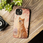Akita Cherry Blossom Phone Case Sakura Dog Lover Gift