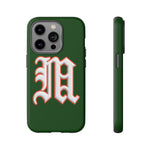 Old English Miami M Logo Phone Case, Tough Protective Cover