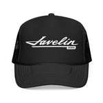 Javelin AMX Classic Script Retro Muscle Car Style Foam Trucker Hat – Snapback Mesh Cap