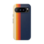 Retro Rainbow Stripe Phone Case | Tough Phone Case