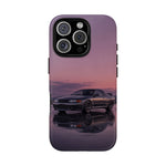 Sunset Skyline GT-R R32 phone case | car reflection, purple dusk