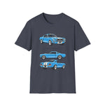 1965 Mustang Fastback T-Shirt | Vintage Car Illustration, Retro Racing