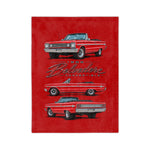 1966 Belvedere Convertible Blanket | Classic Red Muscle Car Throw