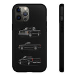 Black Silverado Classic Pickup Tough Phone Case for Chevy Truck Fans