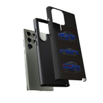 Blue 180SX JDM Sports Car Phone Case Tough Multi View