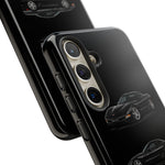 Black C5 Corvette Sports Car Phone Case Tough Multi View Print