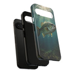 Largemouth Bass Phone Case, Sunlit Underwater Tough Cover, Gift