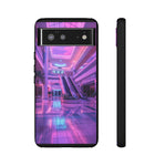 Empty Mall Escalator Vaporwave Art Tough Phone Case