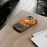 Orange Corvette C3 Stingray Sunset Palms Phone Case